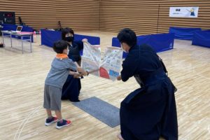 7月9日（土）の「みんなでスポーツフェスタ」、親子で剣道遊び体験