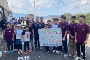 【敦賀地区剣連】9月28日（日）、福井養正館が老人ホームの草刈り奉仕